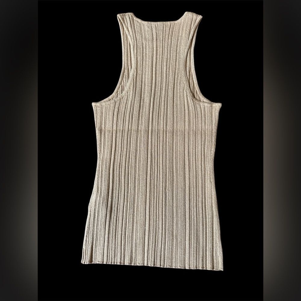 NWOT Madewell Shimmer Knit Sweater Tank - Picture 3 of 3